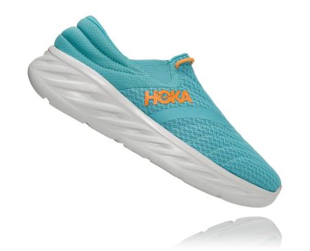 Hoka One One Ora Recovery Shoe 2 - Sapatilhas De Treino Homem Luz Turquesa / Laranja | PT-SM4GhJV